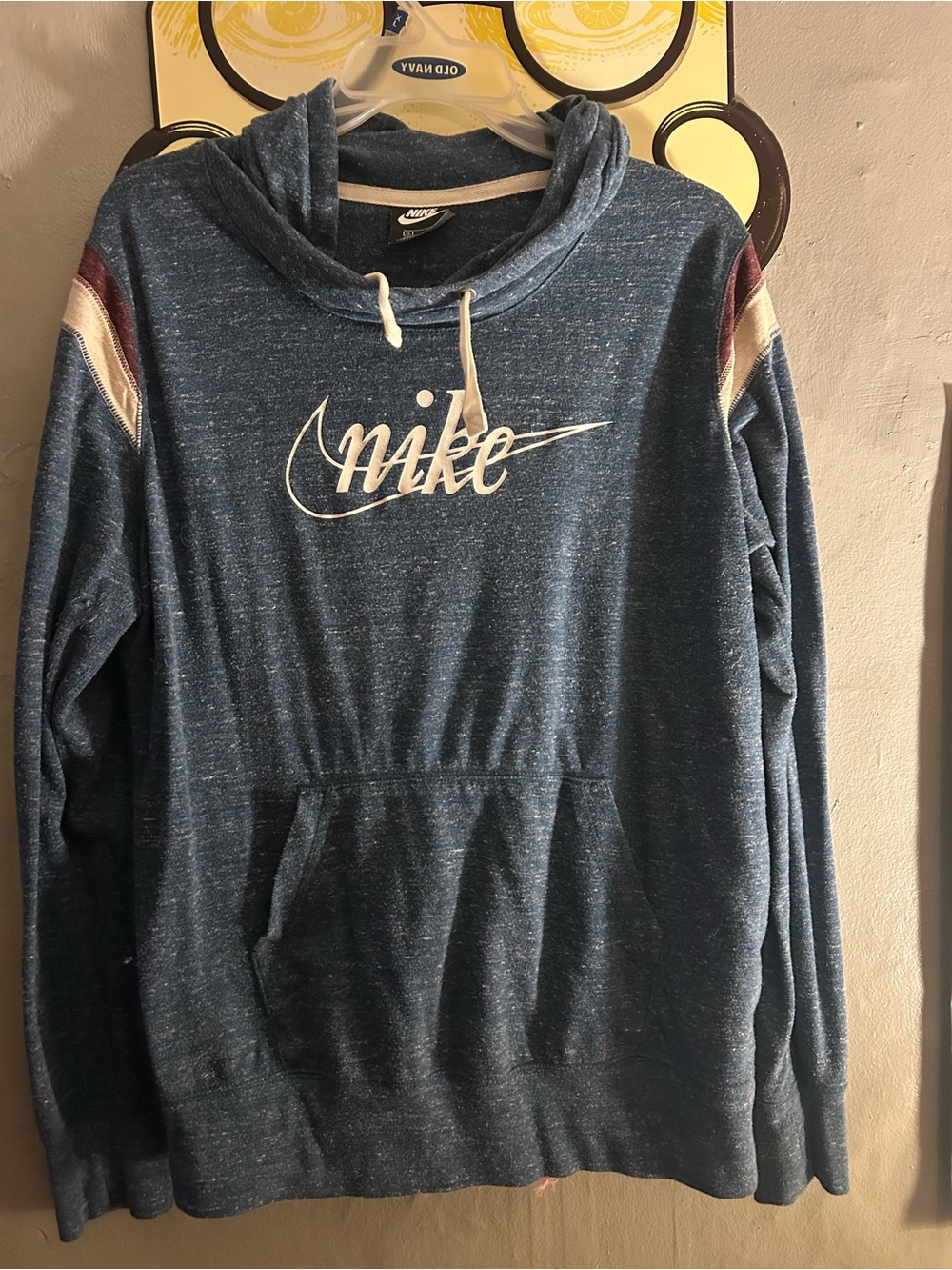 Nike women’s Blue Hooded Sweater